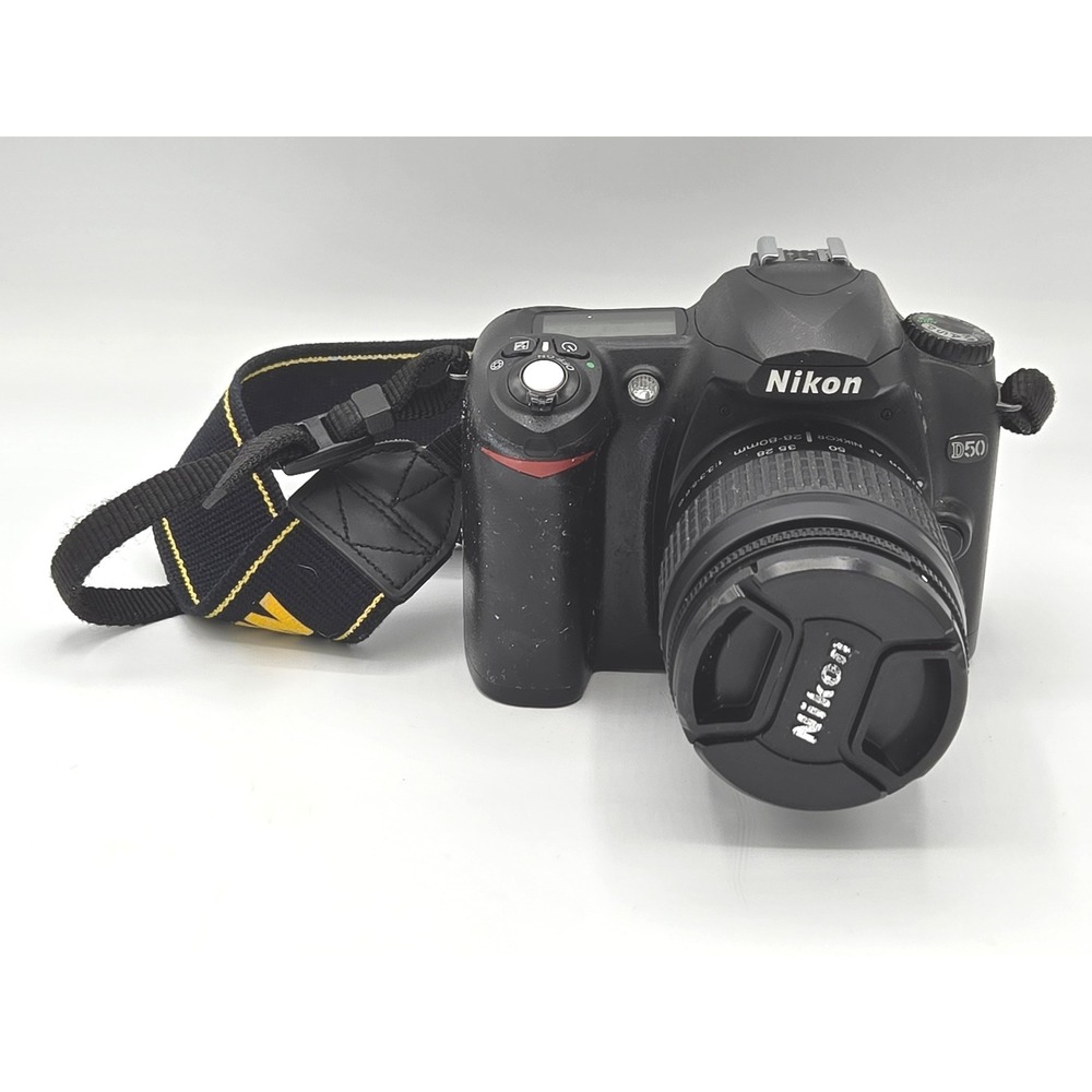 Complete Nikon D50 DSLR Camera Kit w/ 2‎ Lenses, Bag & Charger